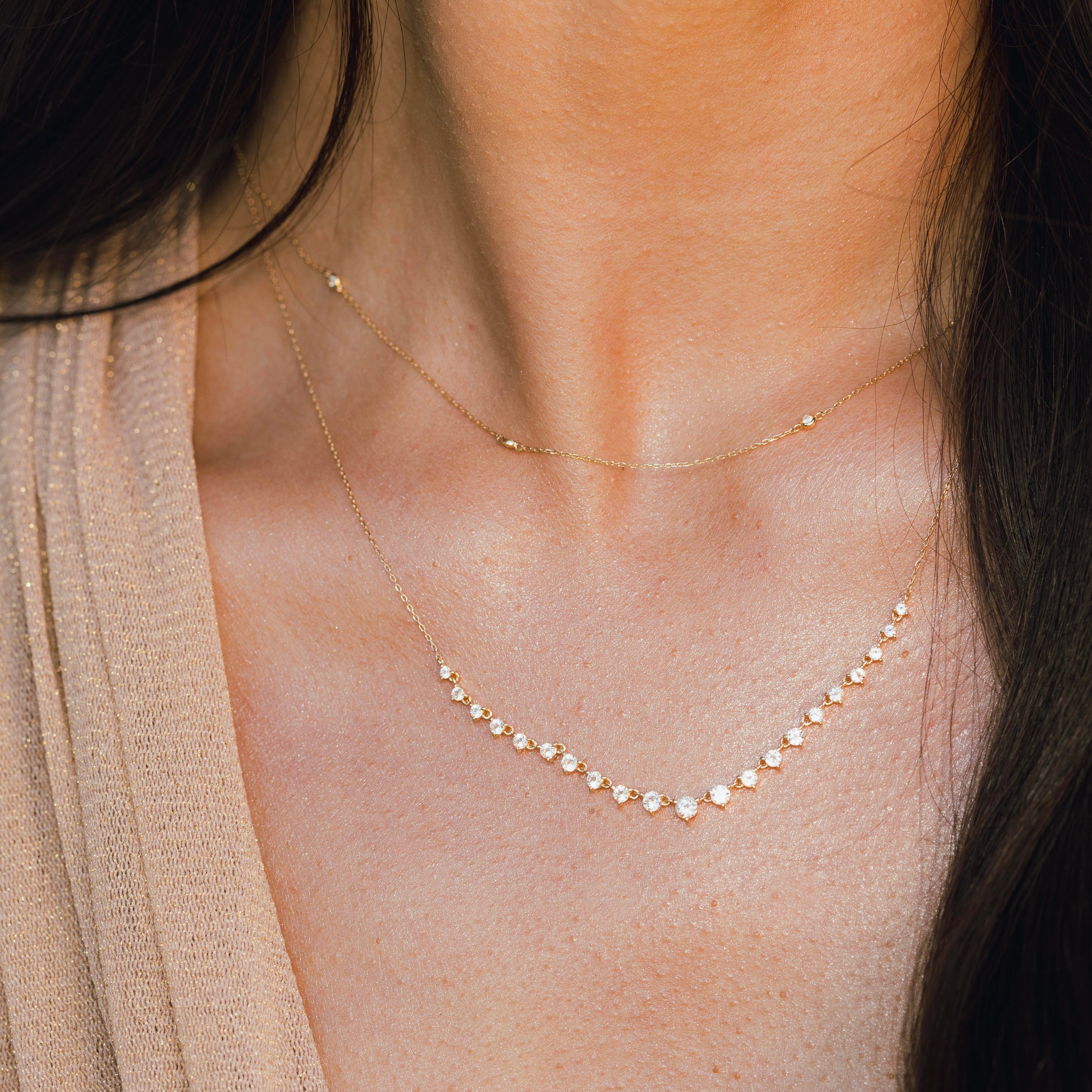 FINE Graduated Sapphire Necklace