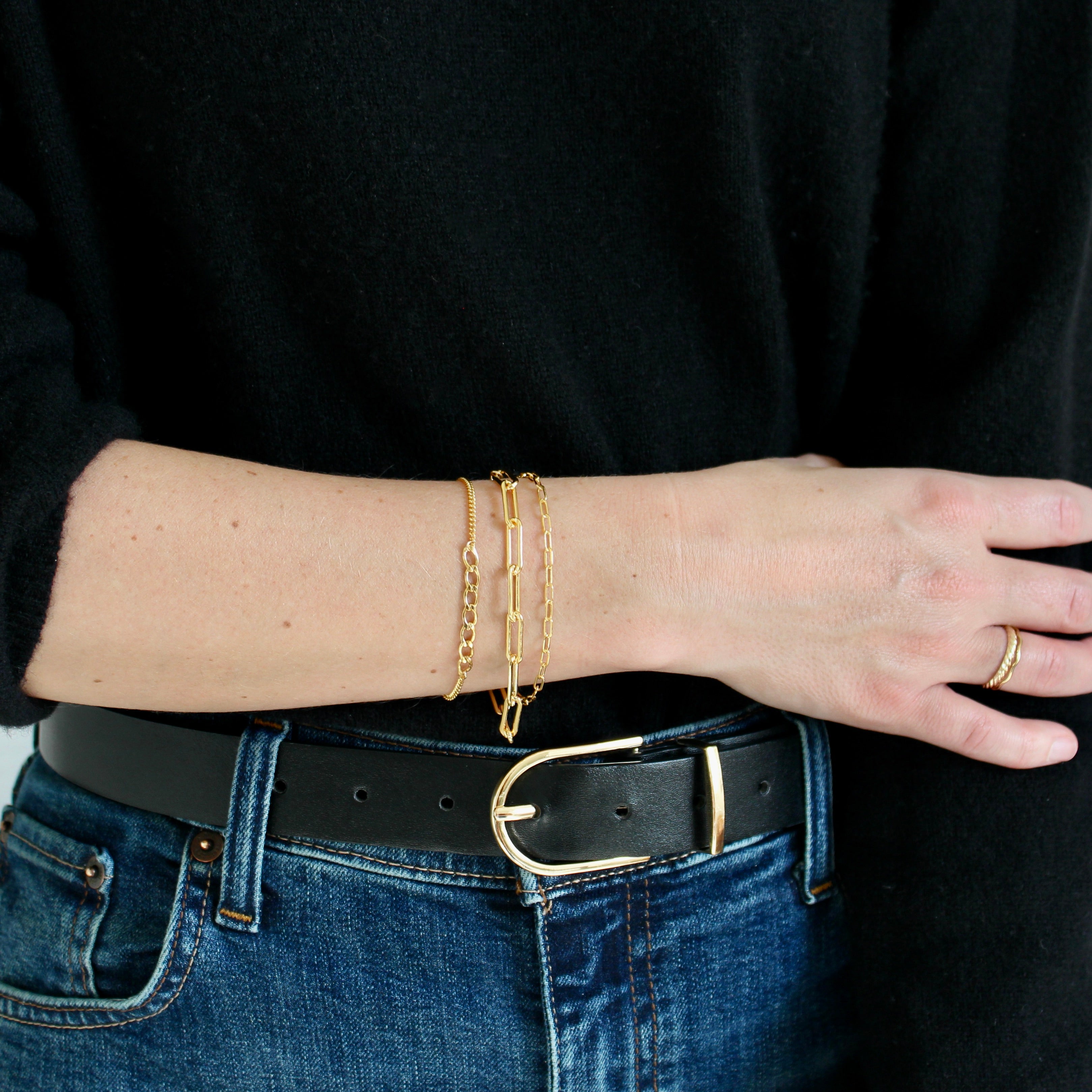Heavy Paperclip Link Bracelet