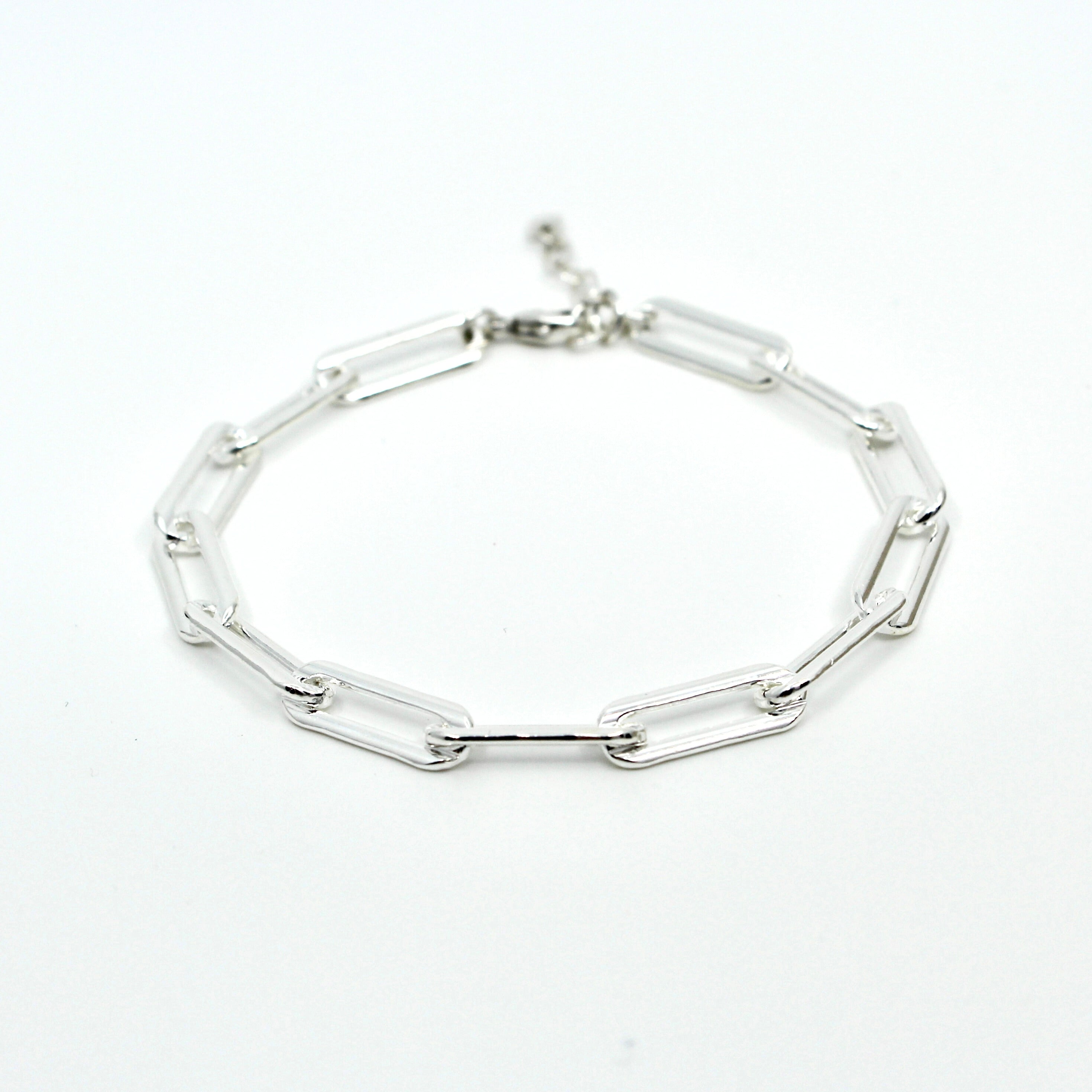 Heavy Paperclip Link Bracelet