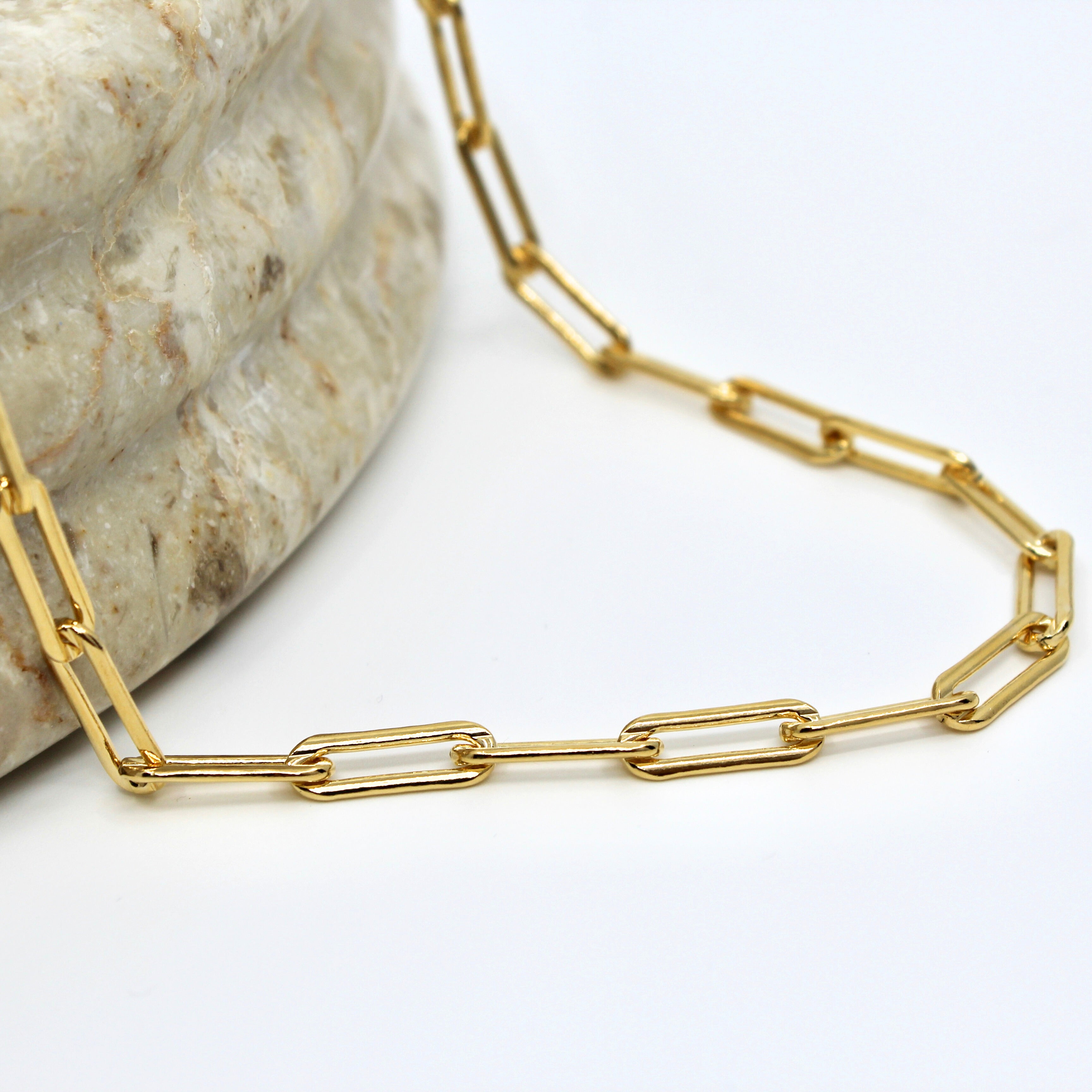 Heavy Paperclip Link Necklace