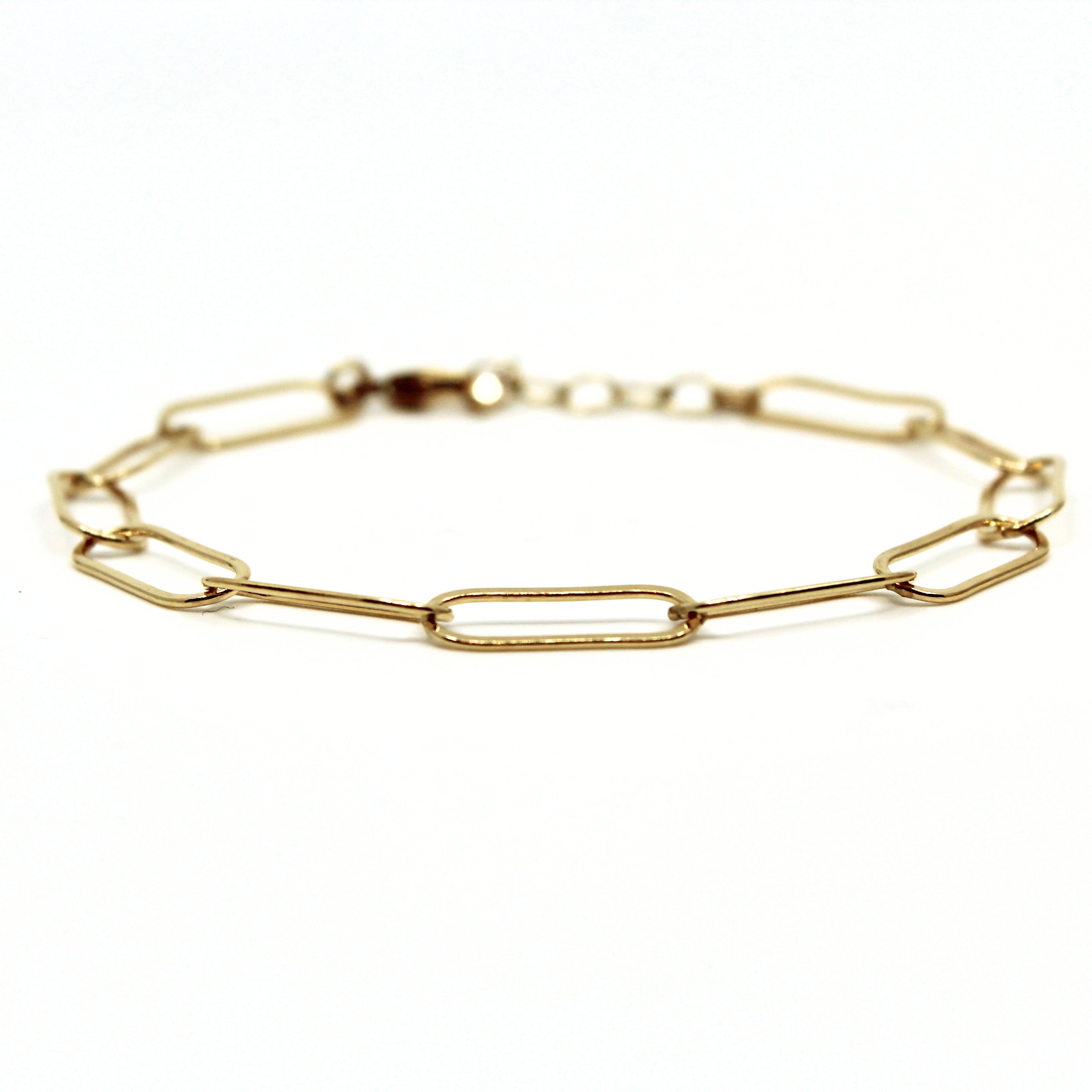 Large Paperclip Link Bracelet
