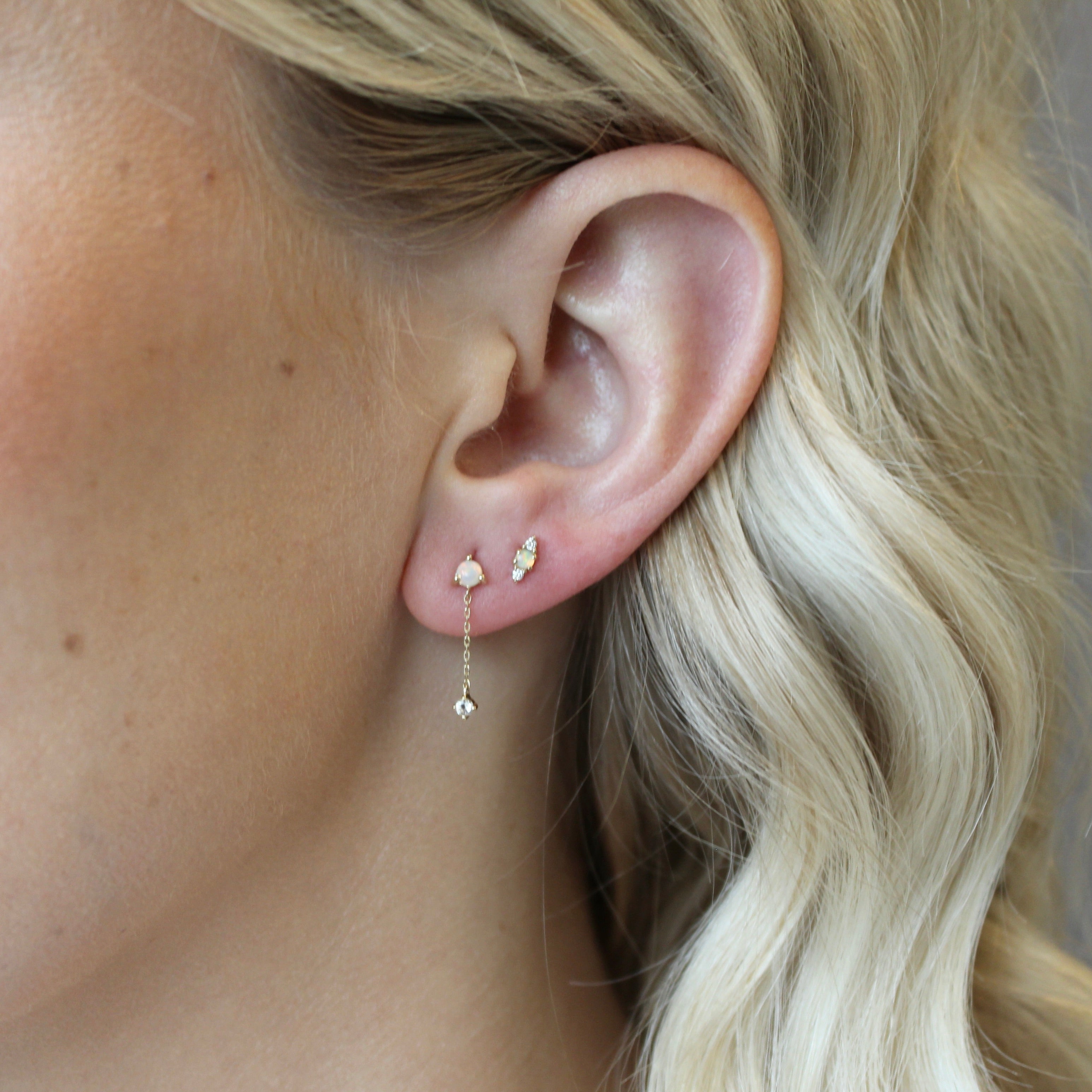 FINE Opal Drop Earrings