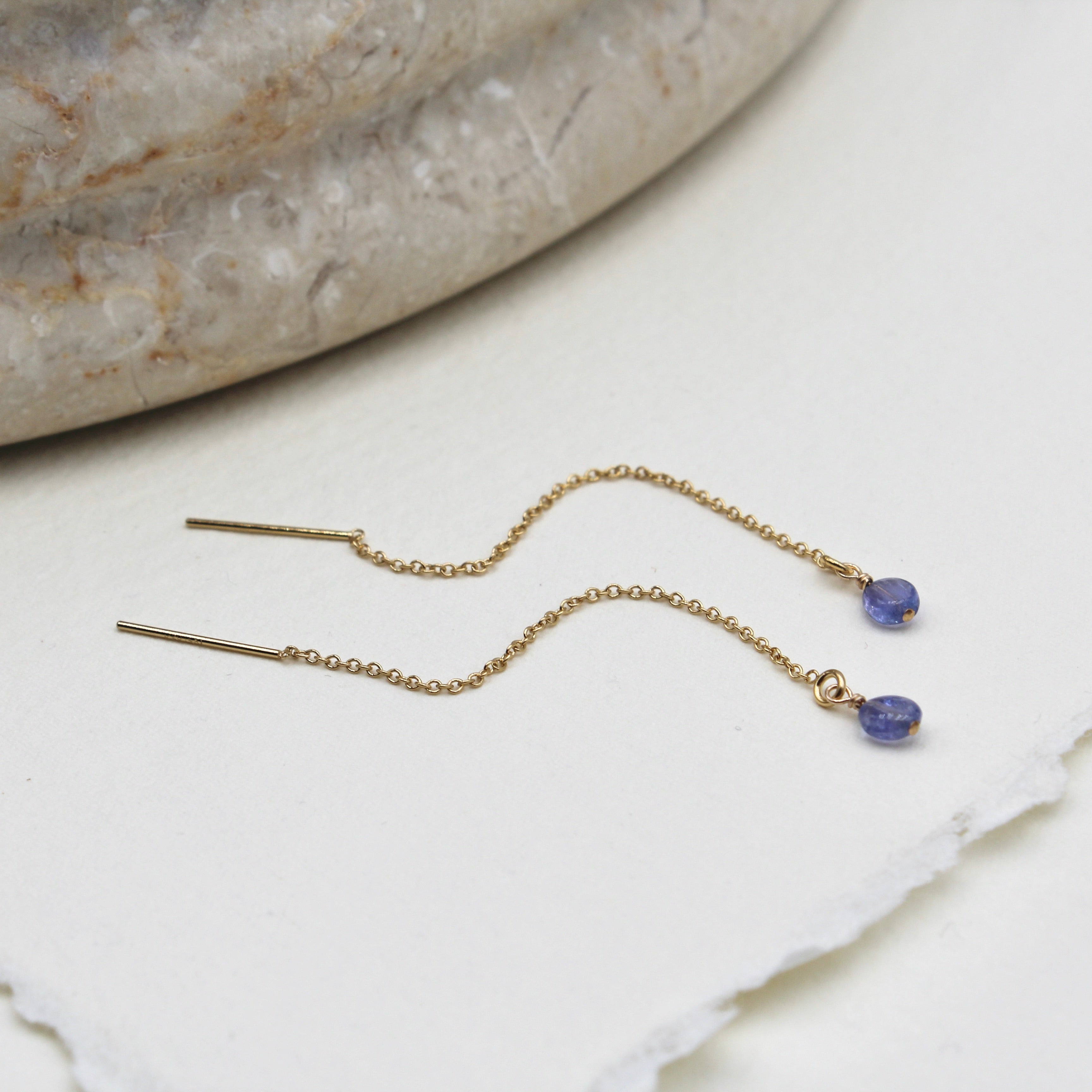 Oval Gemstone Threaders