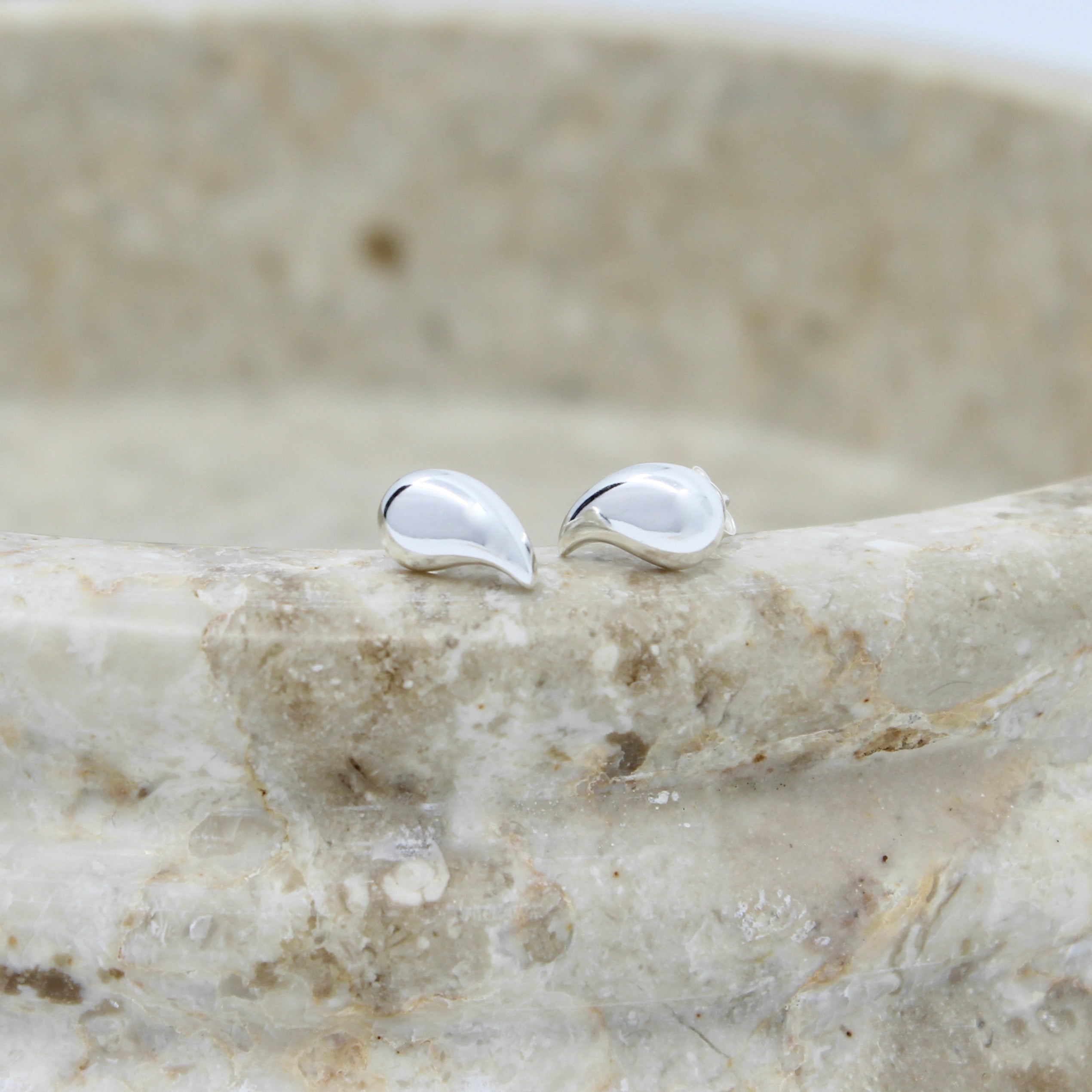 Paisley Studs - Sterling Silver