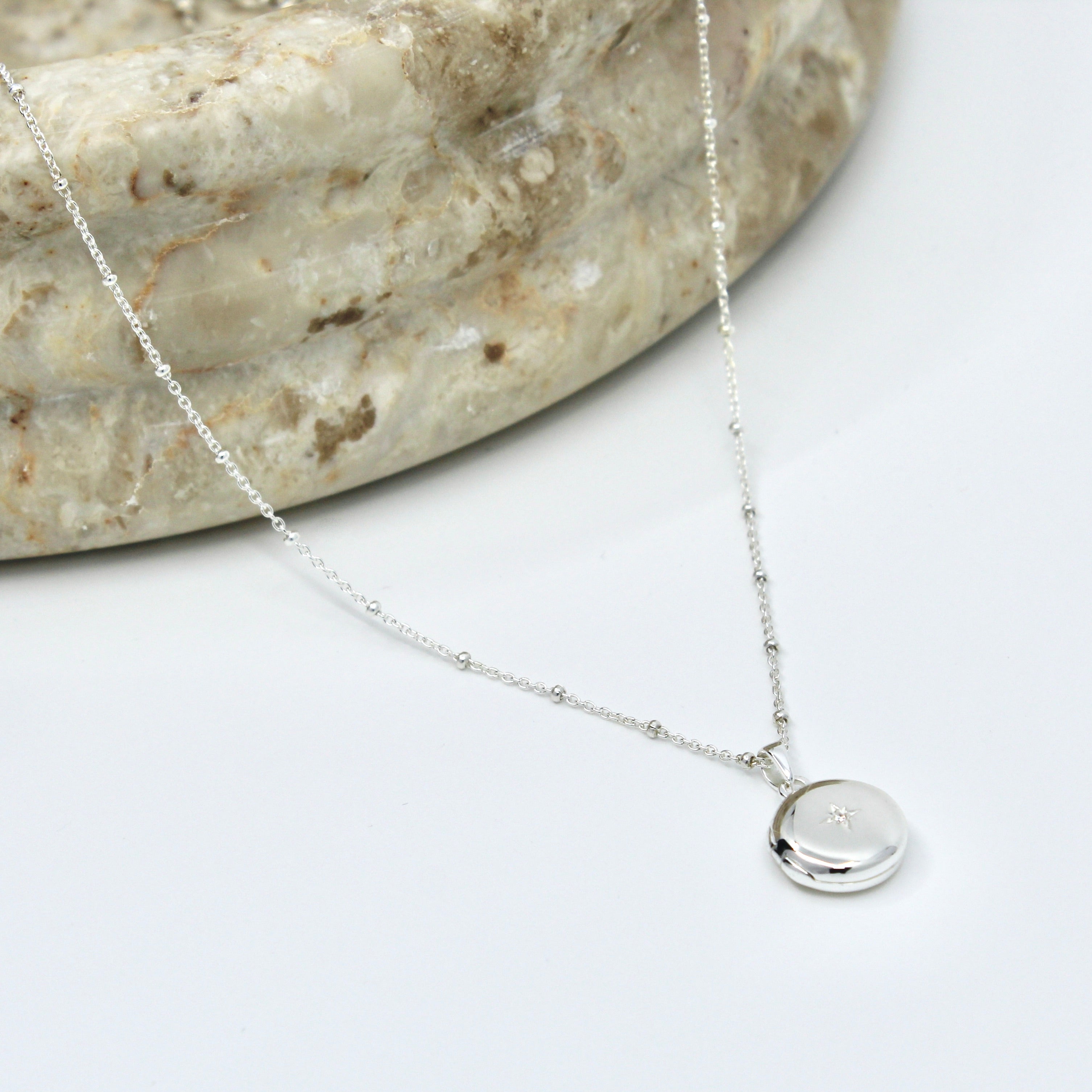 Mini Locket Pendant Necklace