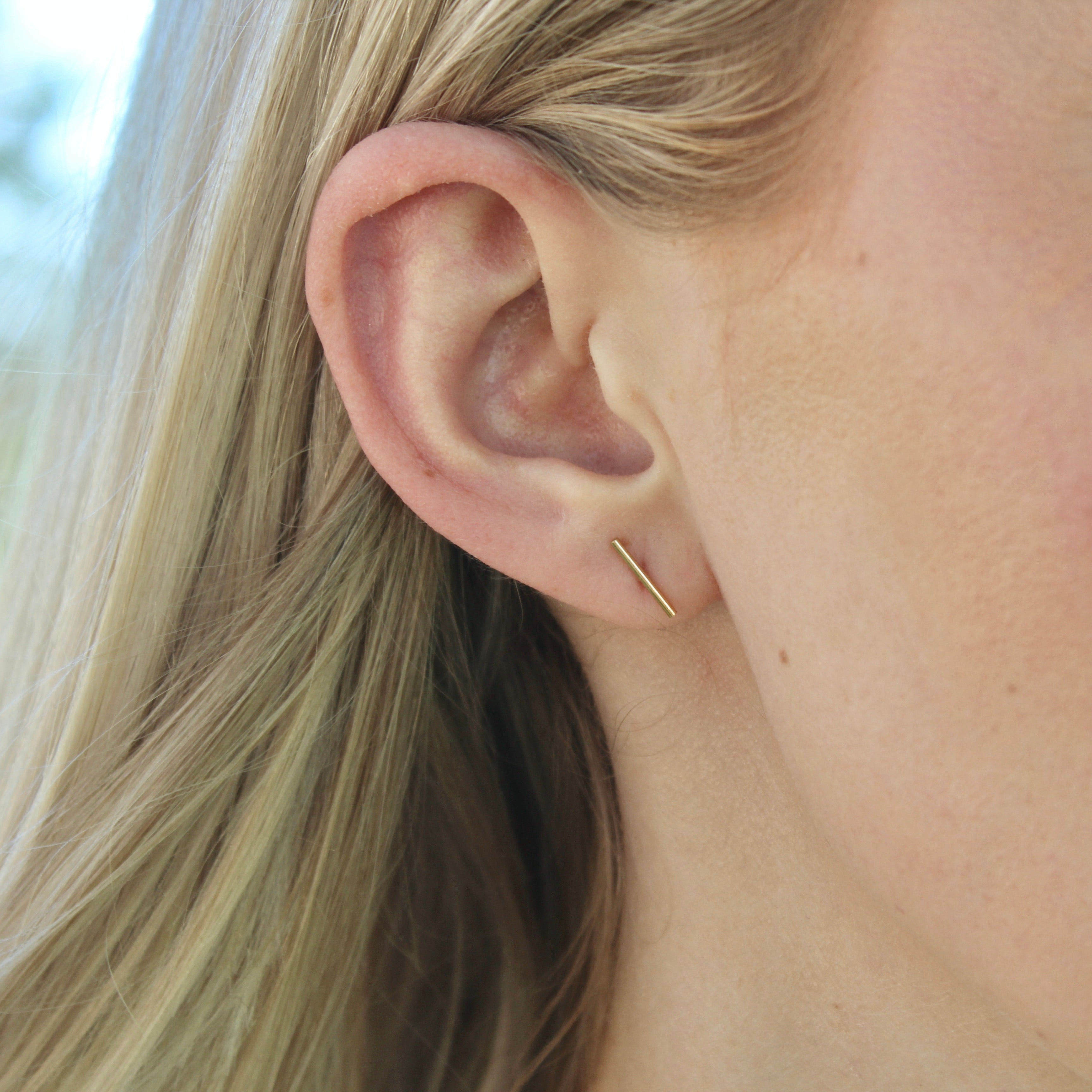 Bar Studs - Gold Fill