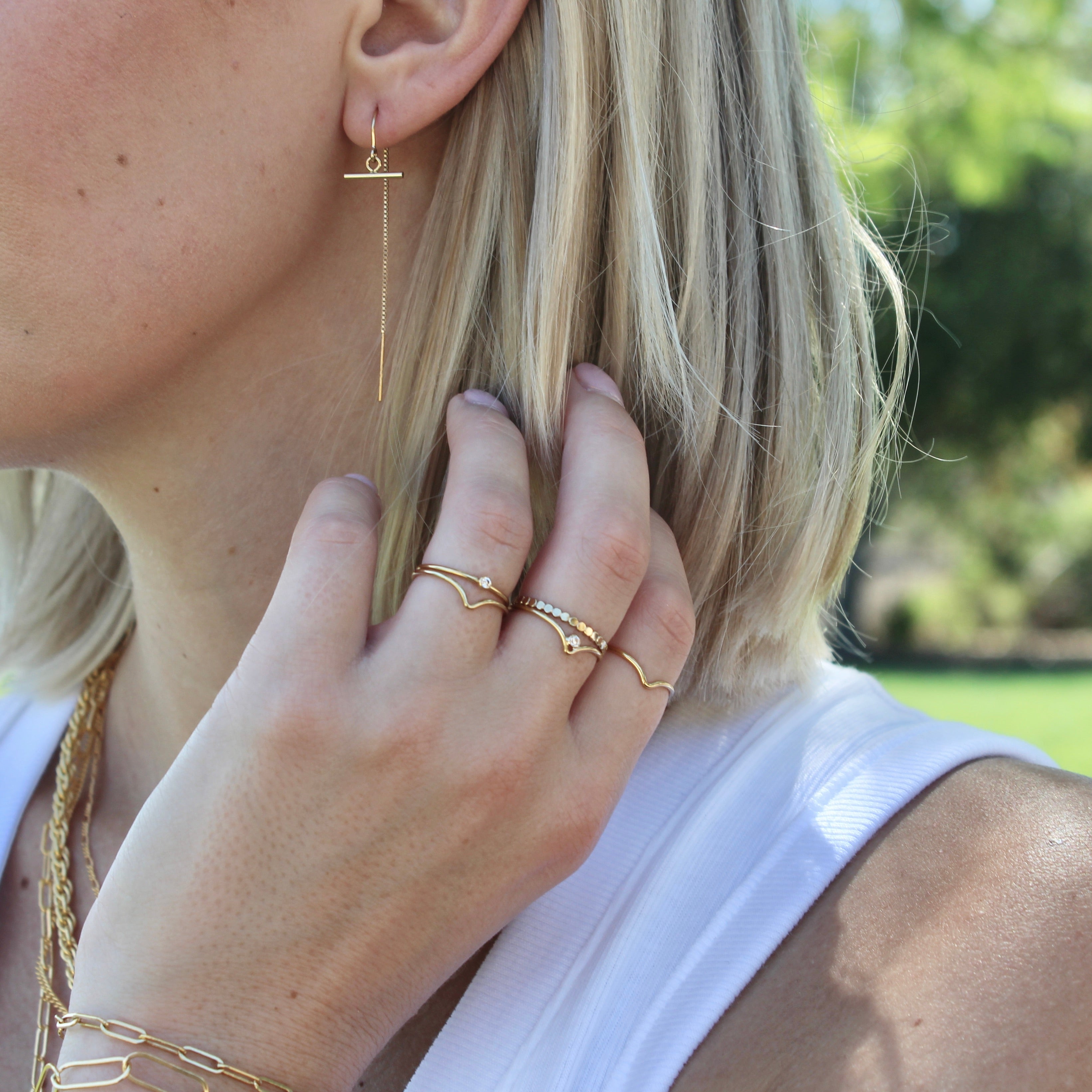 V Ring - 14k Gold-Filled